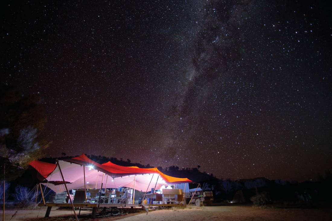 The stars of the desert sky are a stunning backdrop to our unique Semi-Permanent Campsites |  <i>Graham Michael Freeman</i>