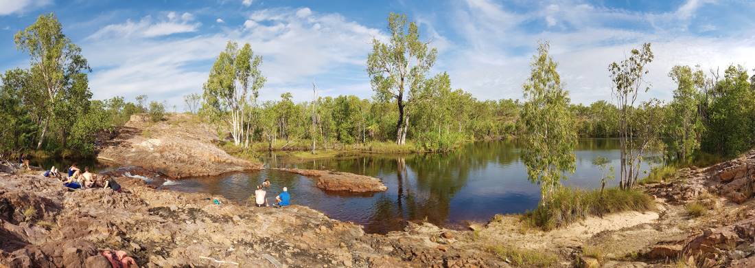Relax in the splendid isolation of Sandy Camp Pool |  <i>Larissa Duncombe</i>