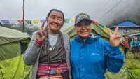 Meet "Mama G", our local guide, with "Gaga", the landowner hosting our exclusive campsite |  Sherry Ott