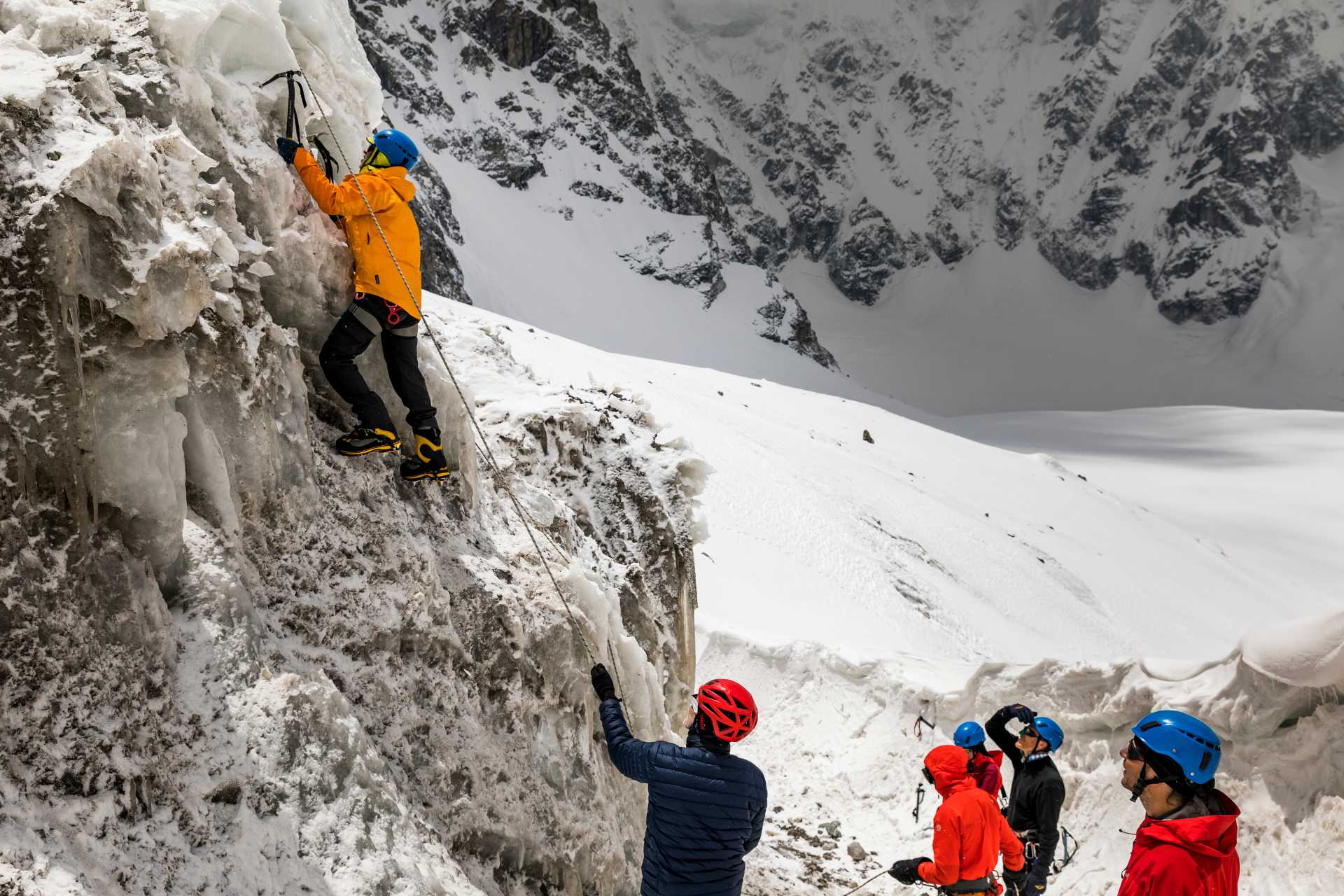 Hone your ice climbing skills with us in Nepal under the guidance of our experienced leaders |  Lachlan Gardiner