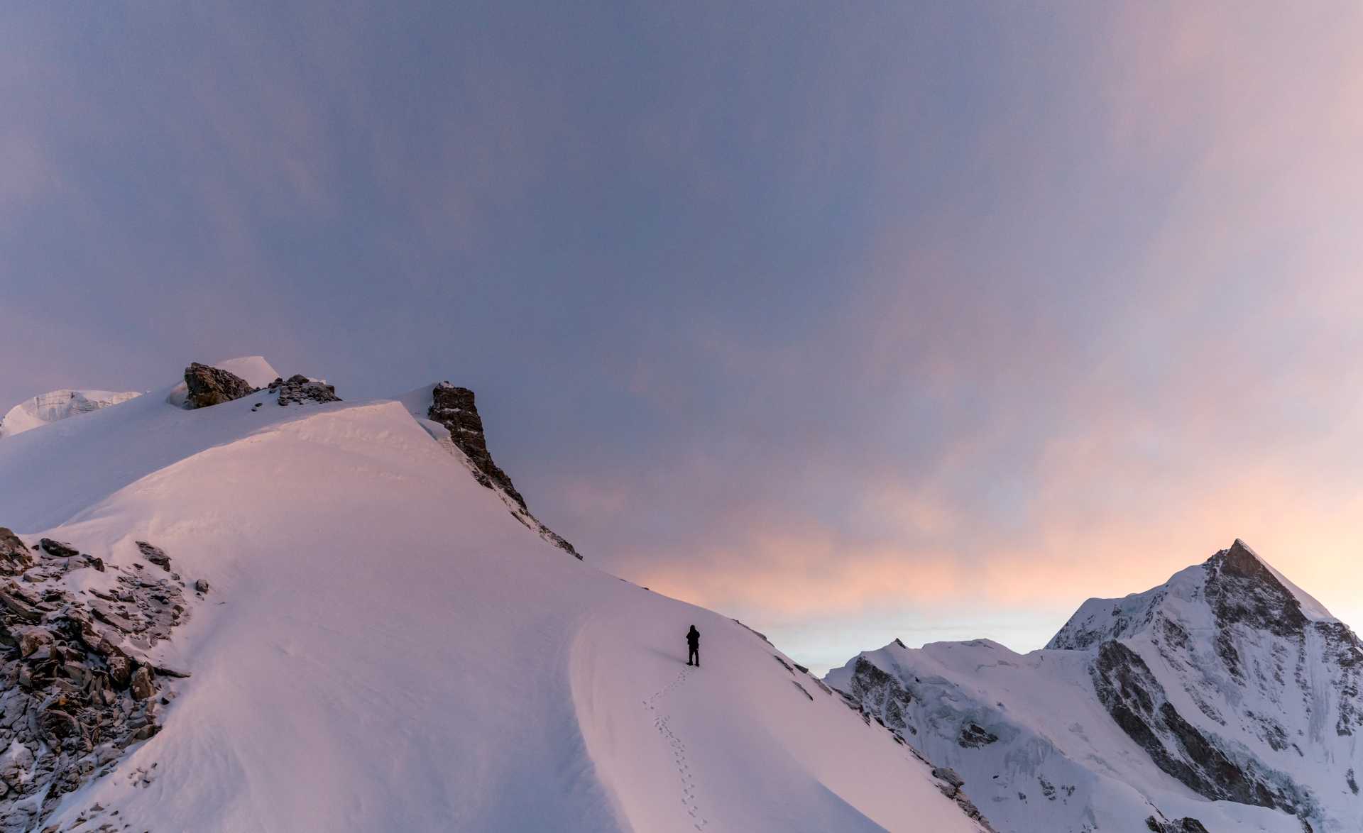 Sunrise during a mountaineering expedition in Nepal's remote west |  Lachlan Gardiner