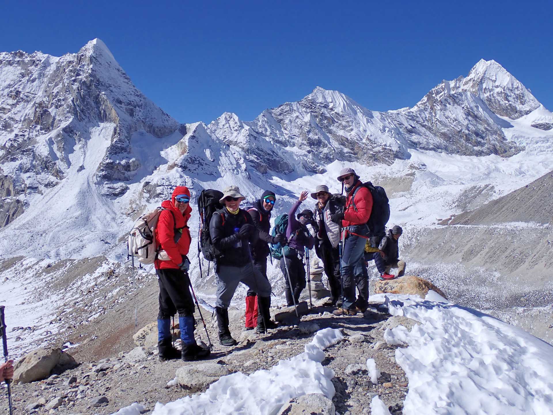 Leaving Baruntse base camp |  Giles West, taken on Baruntse/Mera Peak with Andrew Lock in 2024