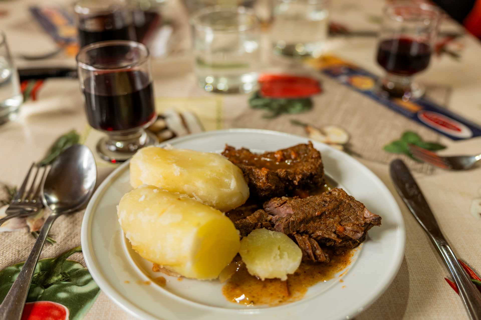 Homestay dinner on Great Patagonian Traverse | Lachlan Gardiner