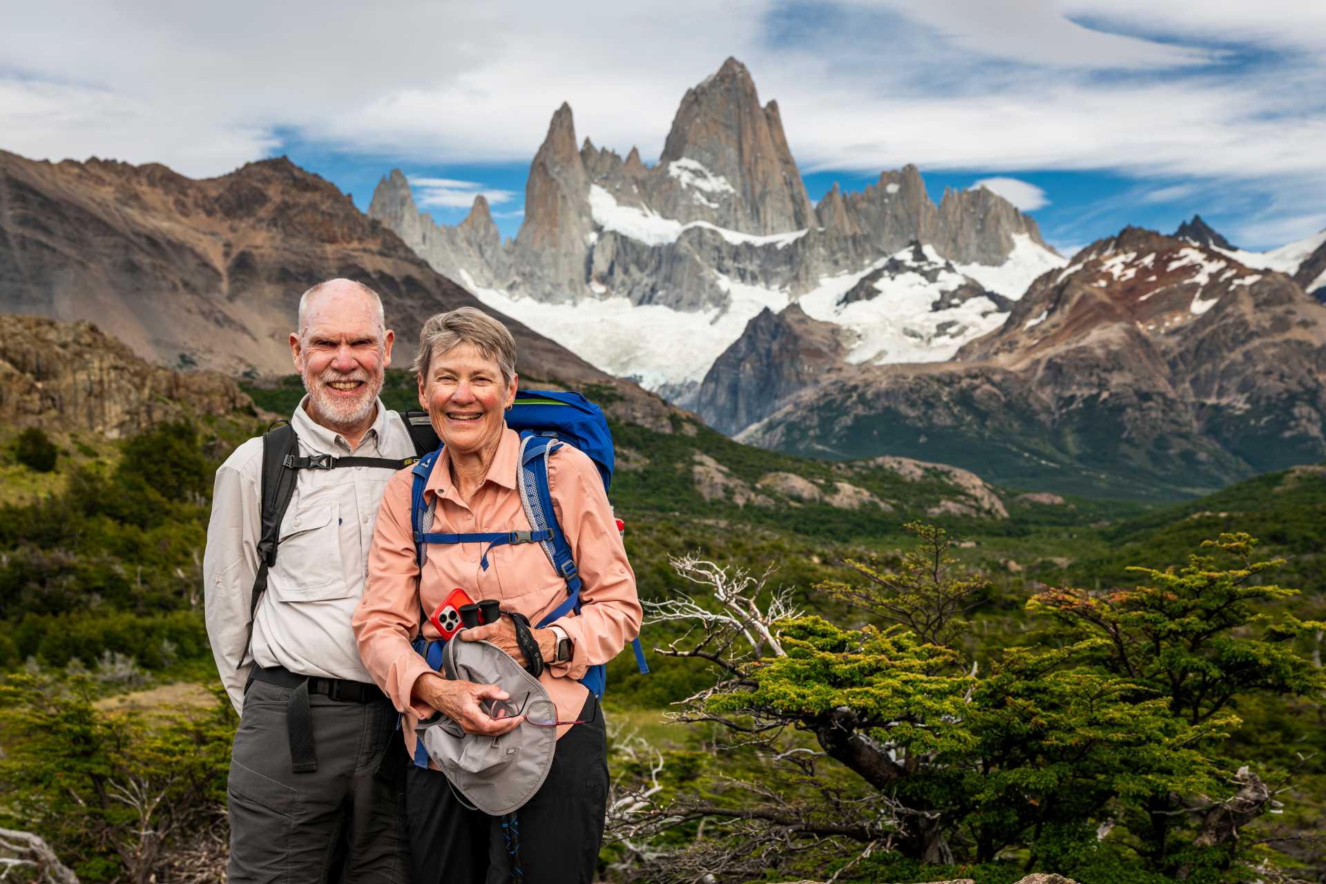 Trekkers in El Chalten, Patagonia |  Lachlan Gardiner